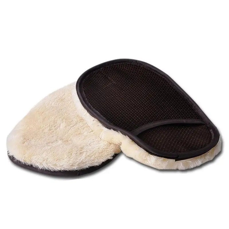 Soft Microfiber Wool Car Washing Mitt Auto Detailing Cleaning Glove