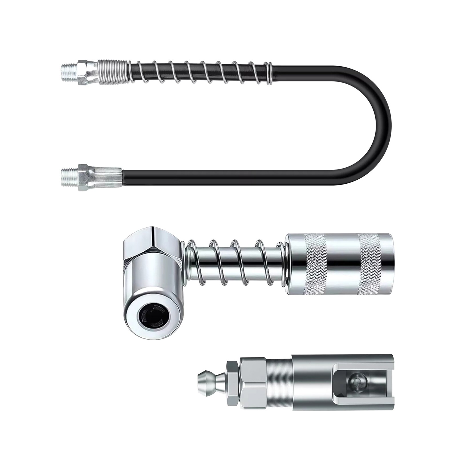 1 Set Grease Nozzle Adapter Grease Gun-Accessory 90 Degree Coupler Adapter Tool