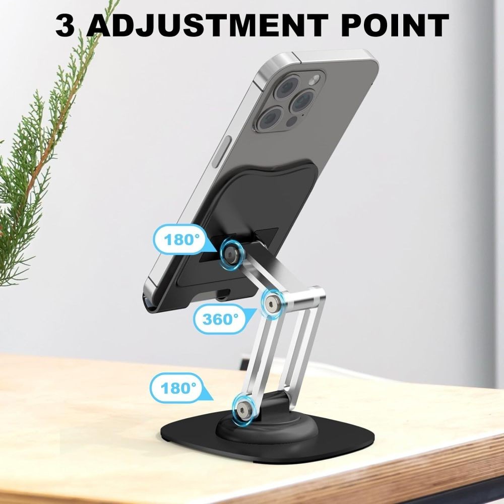 360° Rotating Universal Foldable Adjustable Tablet Stand Desk Phone Holder Mount