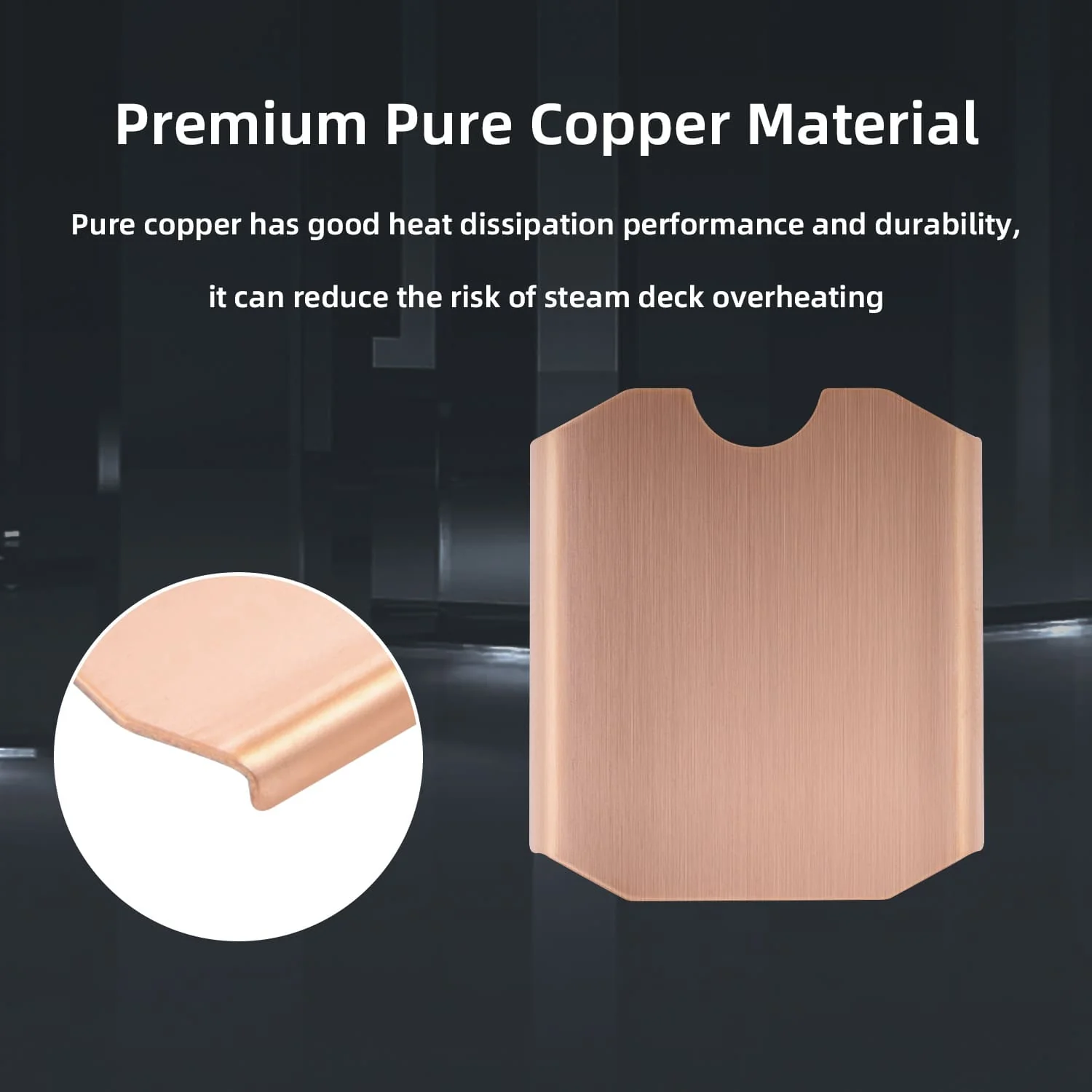 Heatsink Thermal Pad with Back Cover Opening Tools for Steam Deck SSD