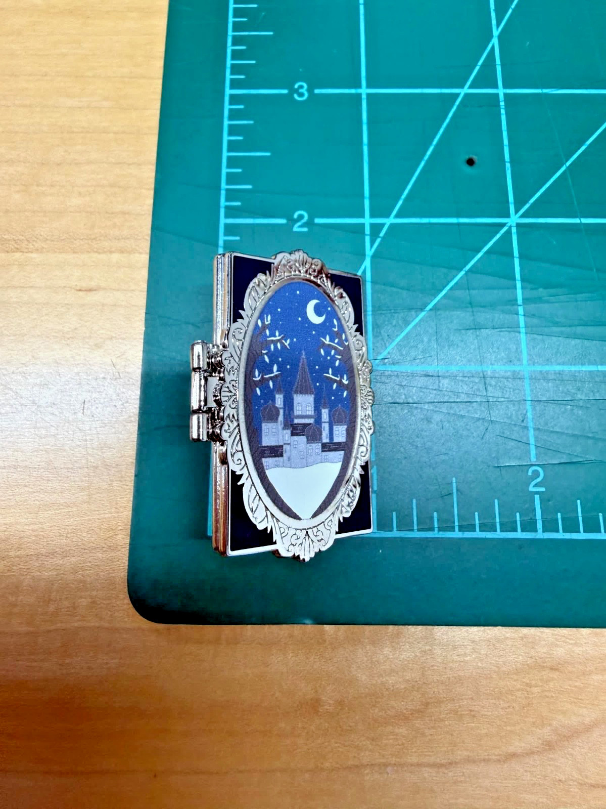 Owlcrate Treasured Tomes Pin Spinning Silver Naomi Novik 7 Of 12 Pin Only