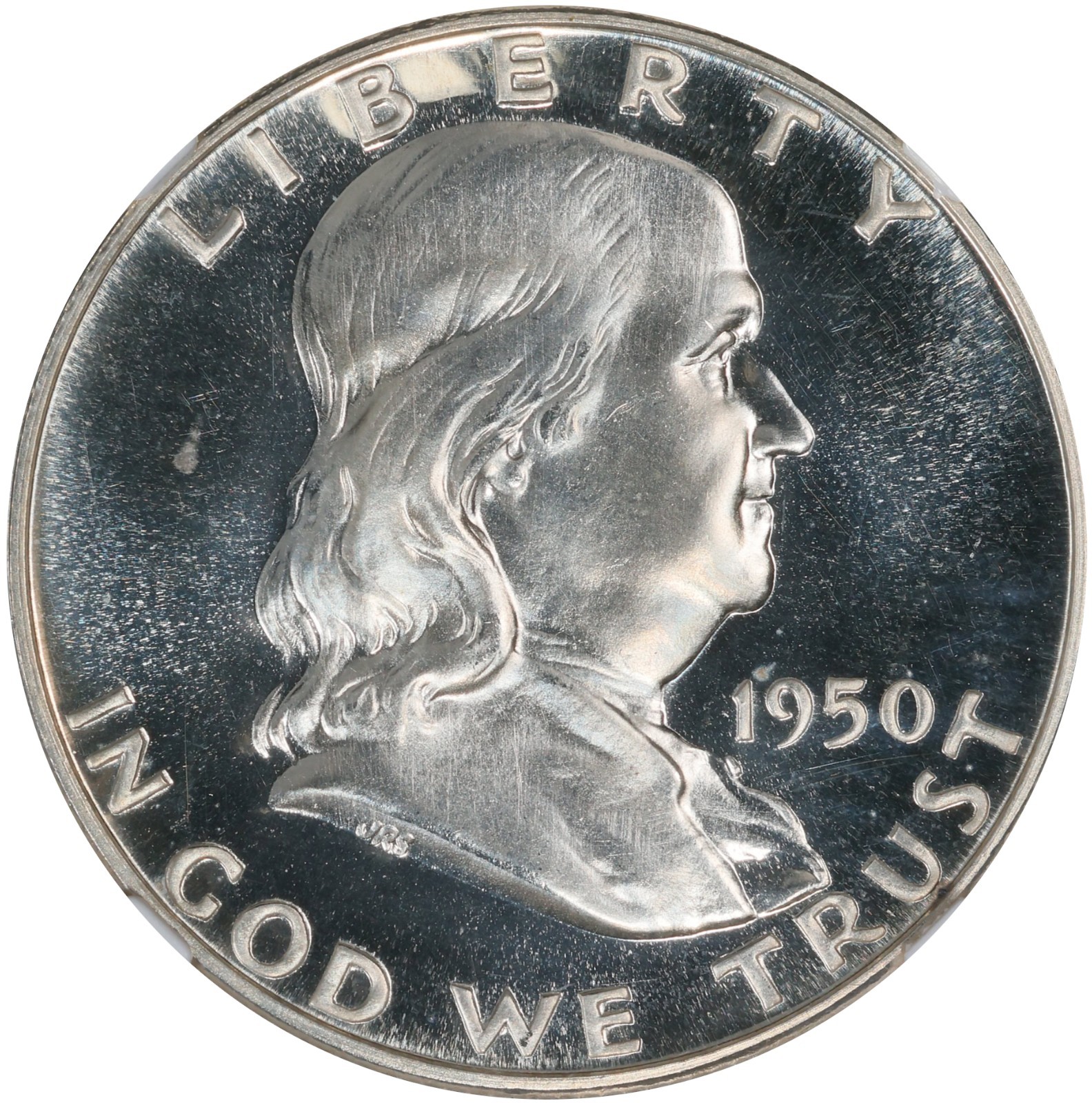 1950 Franklin Half Dollar Proof NGC PF 65 CAMEO PR 65 CAM Frosty Coin 50C