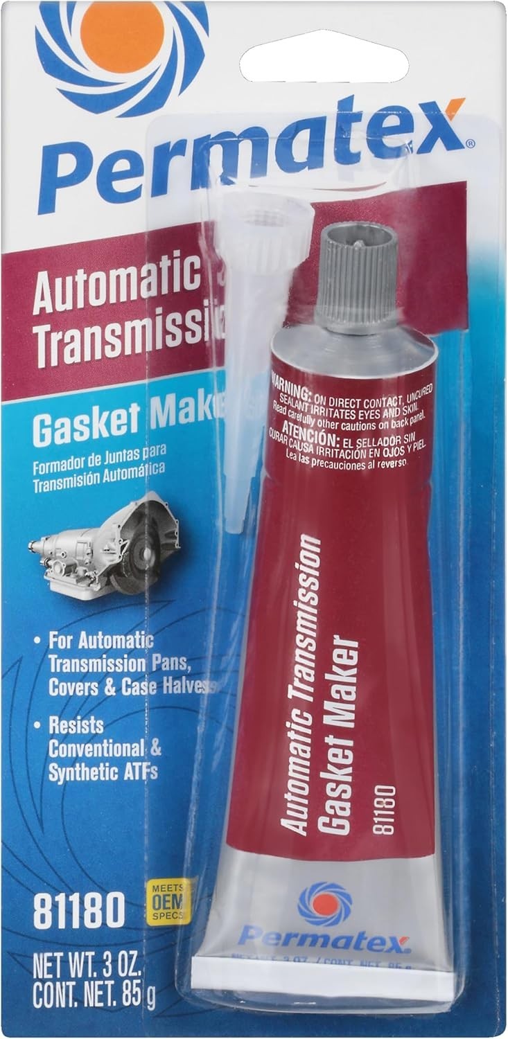 Permatex 81180 Automatic Transmission RTV Sealant 3 oz. Tube  Gray (2PK)