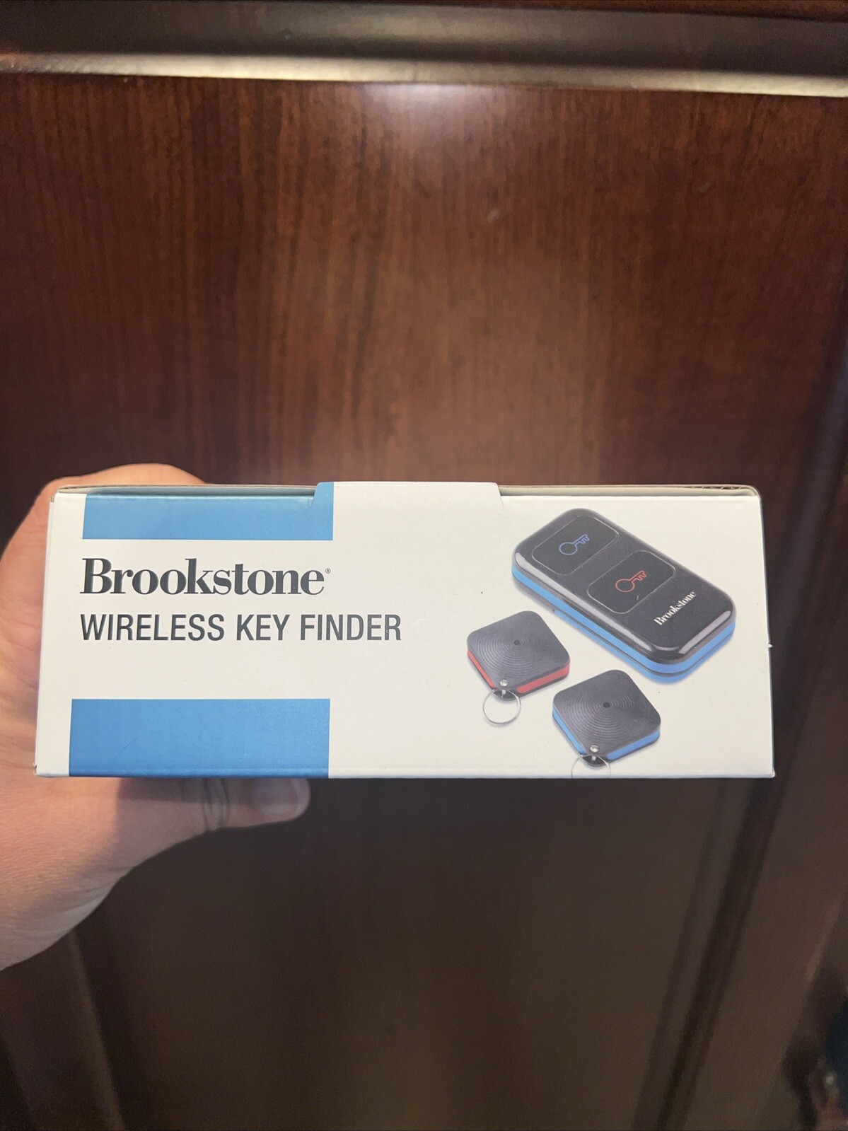 Brookstone Wireless Key Finder Operating Range 30' NEW SEALED BOX