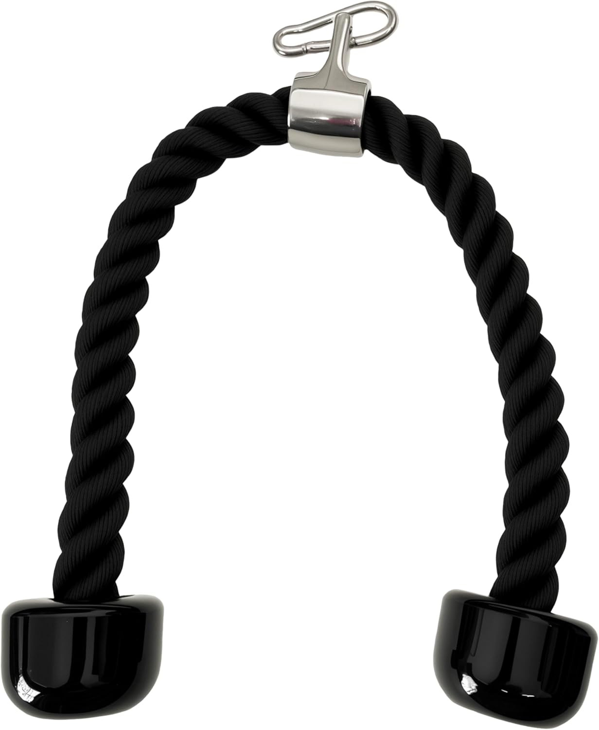 27 Inch Tricep Rope Cable Attachment Heavy Duty Nylon Braided Gym Rope for Cable