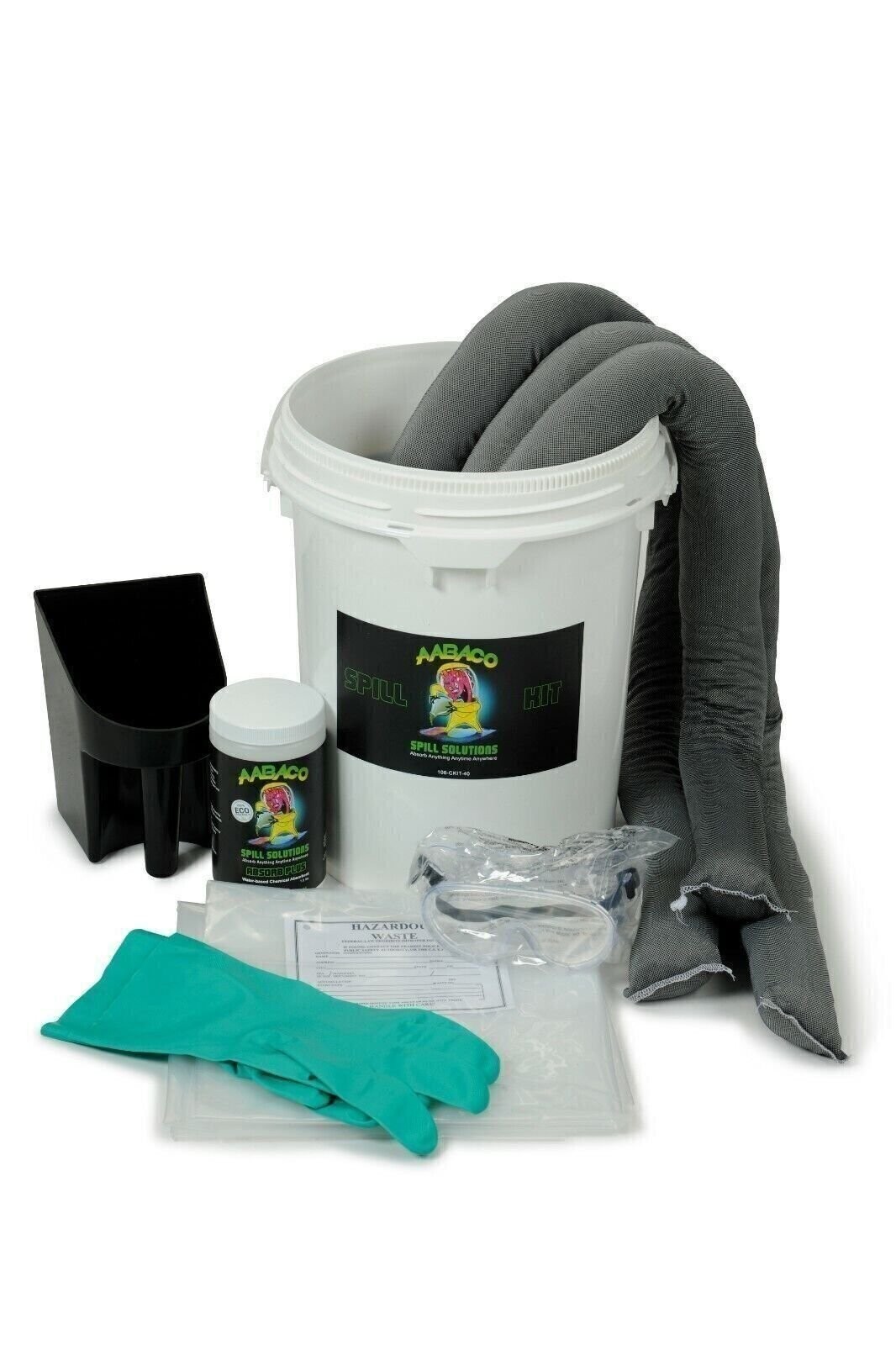 40 GALLON UNIVERSAL CHEMICAL SPILL KIT IN BUCKET