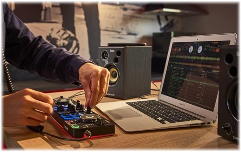 Portable DJ Controller with Serato DJ Lite Software