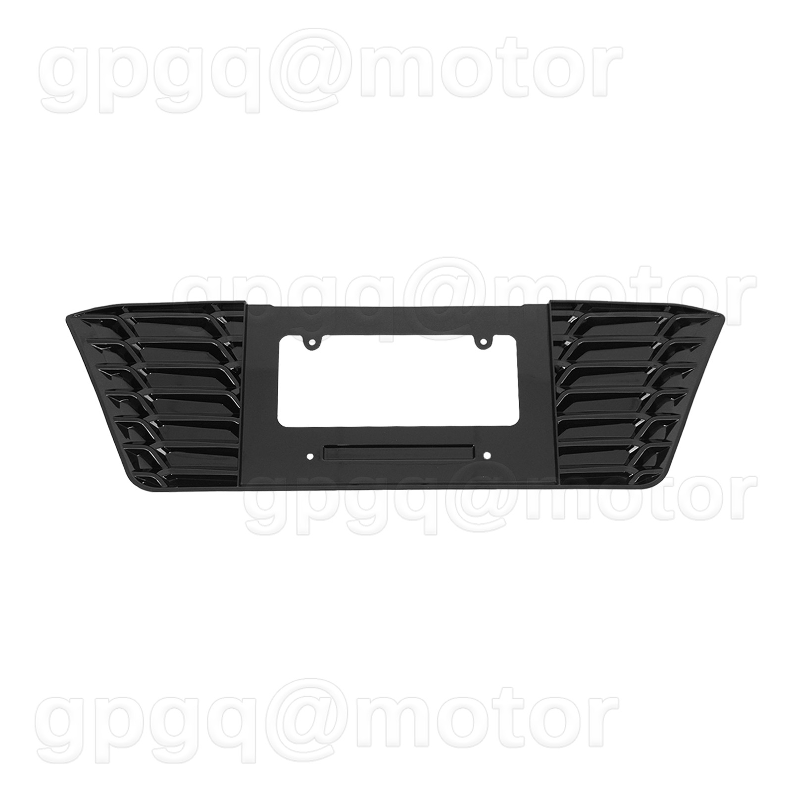 For Corvette C8 Z06 E-Ray 2023-2026 Rear License Plate Frame Cover Glossy Black