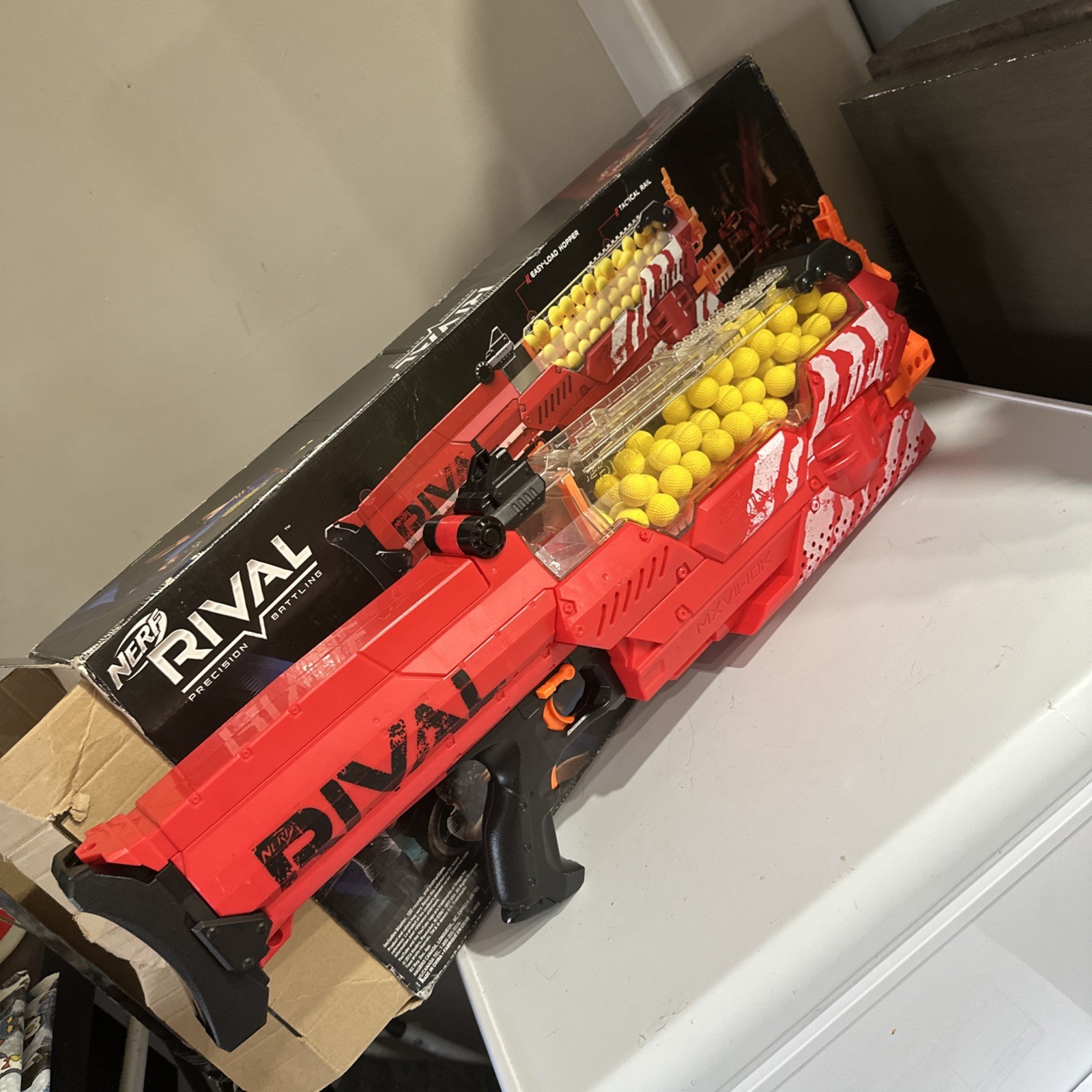 NERF RIVAL precision Battling 100x High Impact Rounds - RED