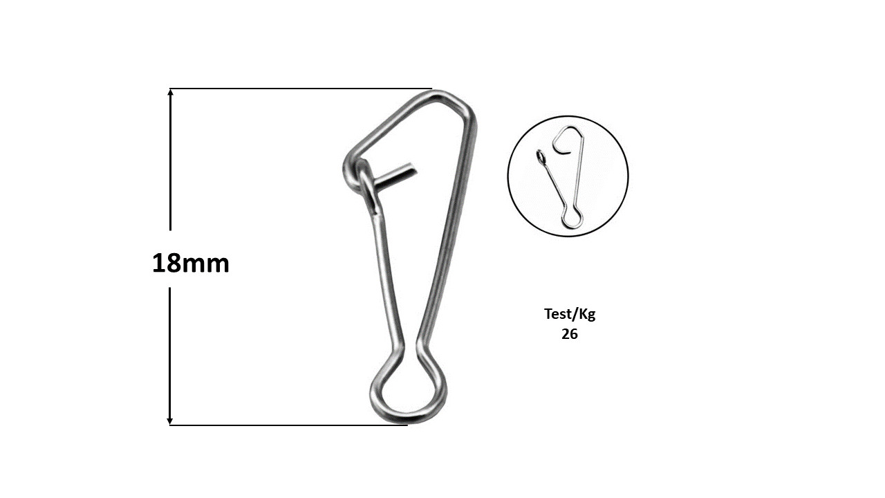 18 mm Quick Change Snap Link - Sea/General Fishing Rigs - 20pcs