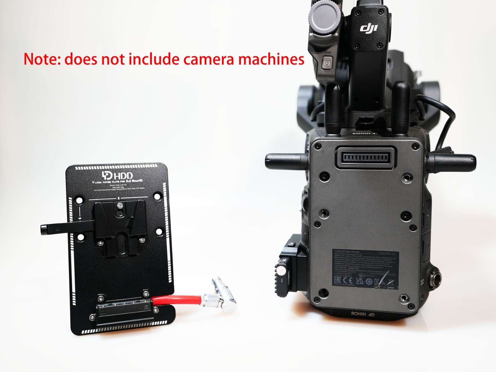 DJI Ronin 4D-6K/4D-8K, V-mount battery supply board, for ARRI SONY RED