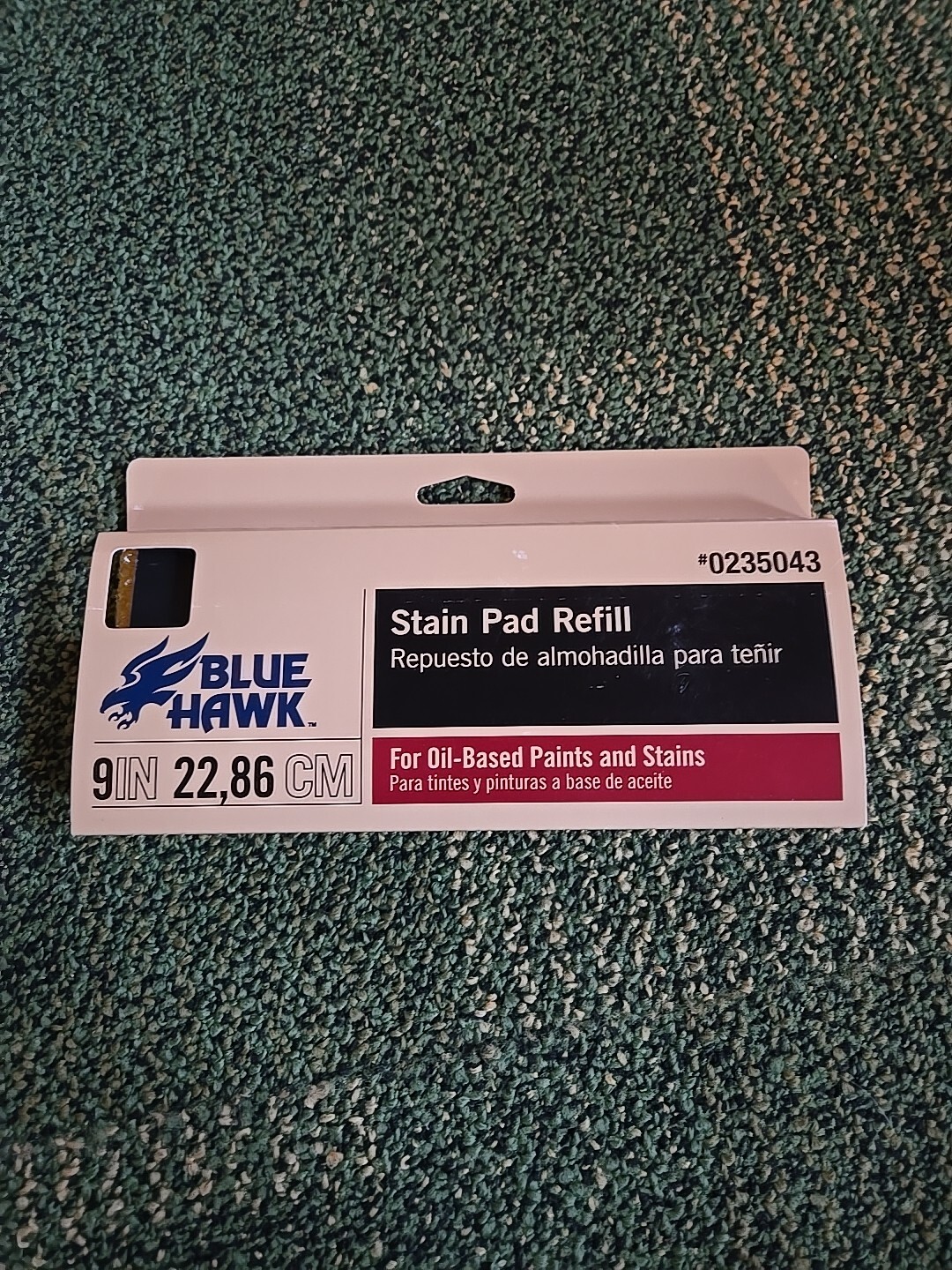 Blue Hawk 9" Oil Based Paint & Stain Pad Refill #0235043