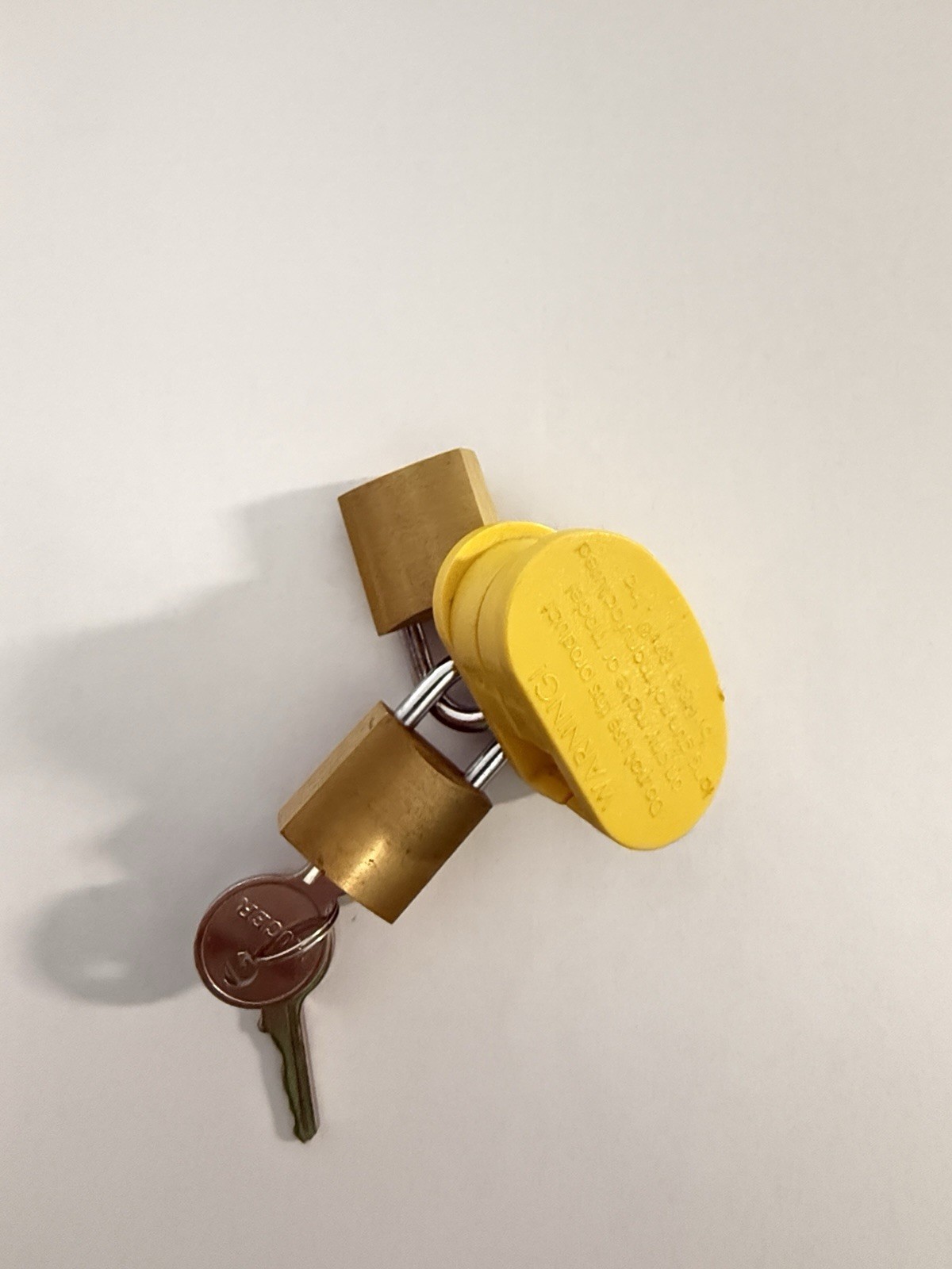 2 Ruger Brass Gun Lock Mini-Lock Padlocks with Keys