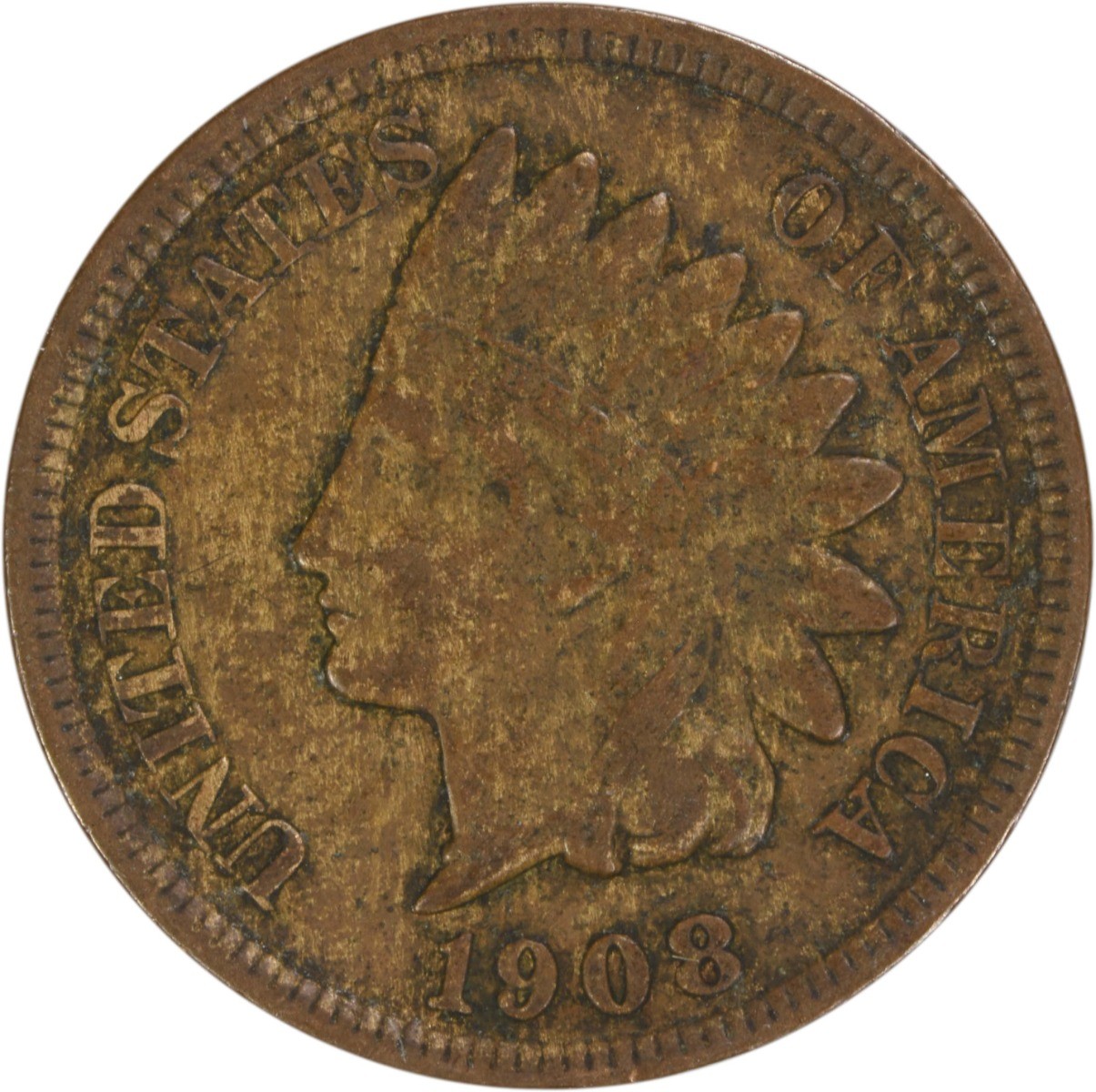 1908-S Indian Cent VF Uncertified #905