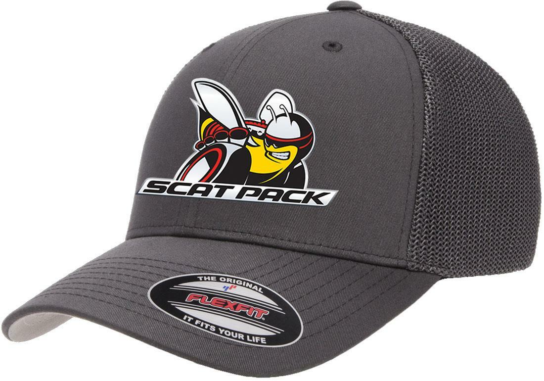 Scat Pack Charger Challenger Dart Coronet Logo Flexfit 6511 Trucker Hat Cap