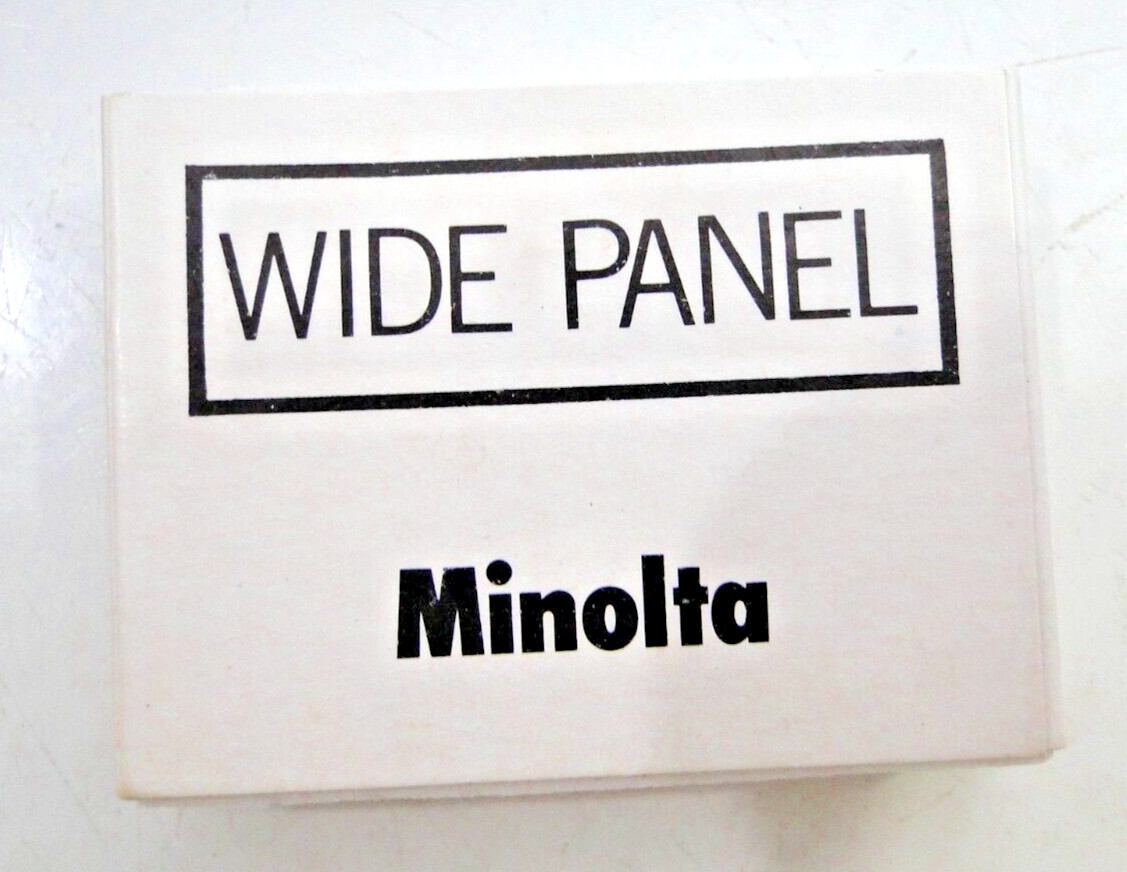 Minolta Auto 200X Flash, Wide panel with Case