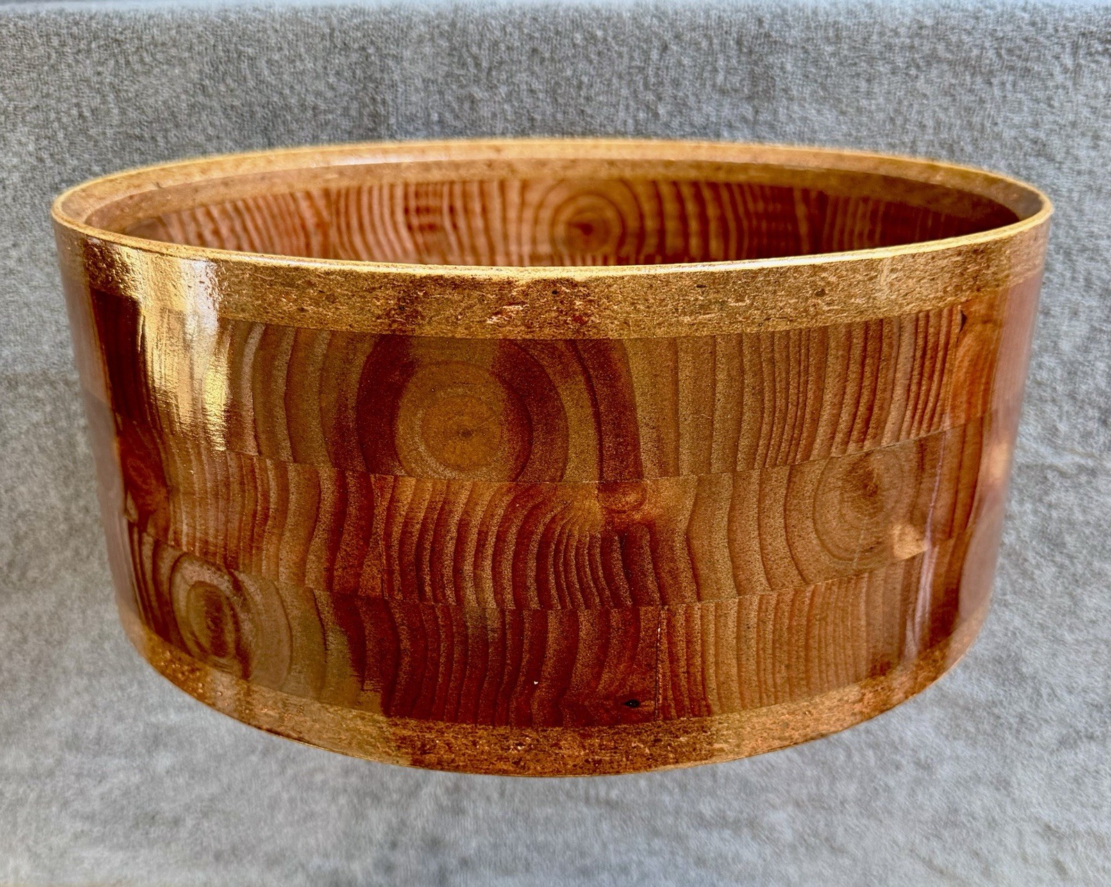 SOLID WOOD 14” X 6” Snare Drum Shell Segmented DIY Free Float Pearl Stave CNC