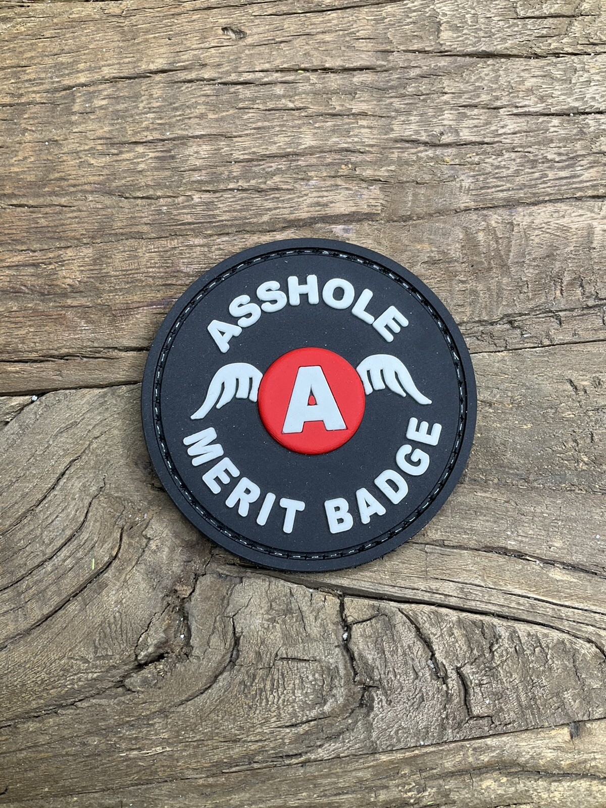 Patch PVC Tactical Morale HOOK-3D PVC A$$ Hole Merit Badge