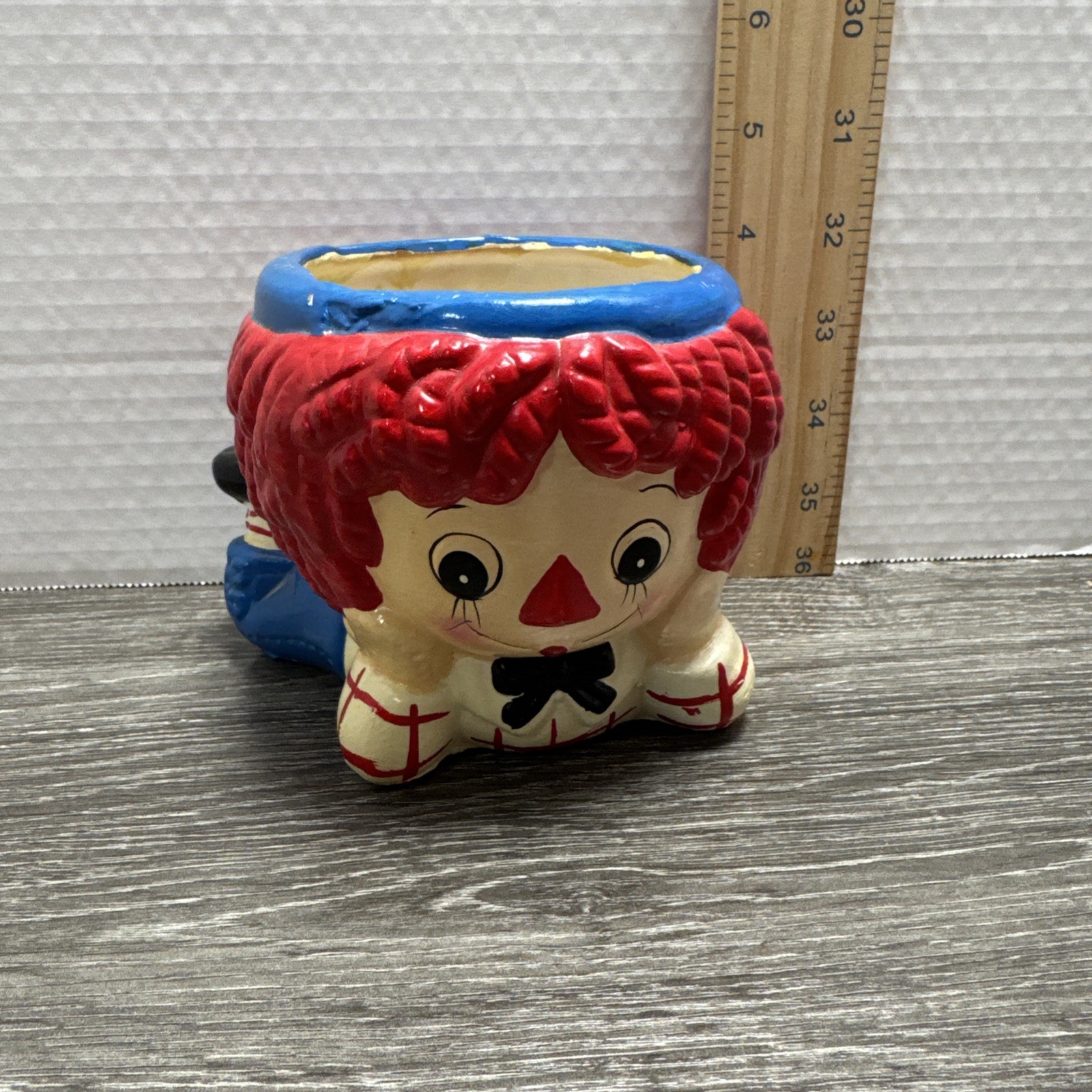 Vintage Rubens Original Raggedy Andy Ceramic Planter