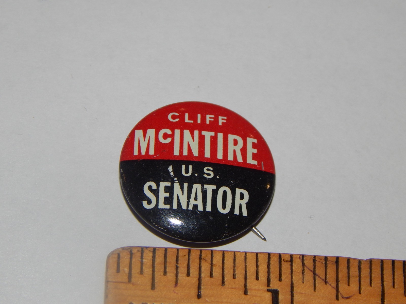 7/8" Cliff McIntire Maine U.S. Senate Pinback Button