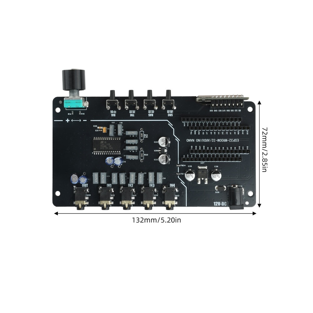 4 Channel Digital Audio Controller TDA7440 I2C Compatible Volume Module