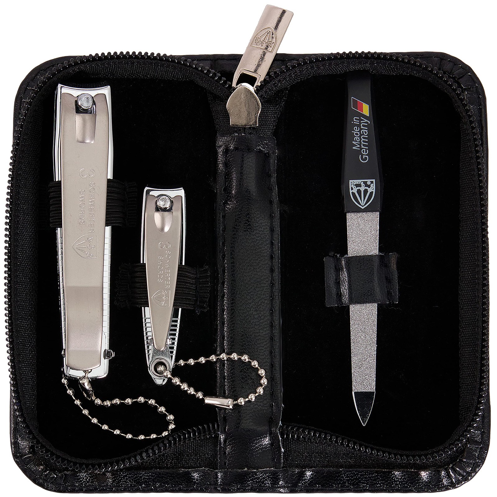 3 Swords Germany - brand quality 3 3 Piece Set, BLACK - SYNTHETIC LEATHER