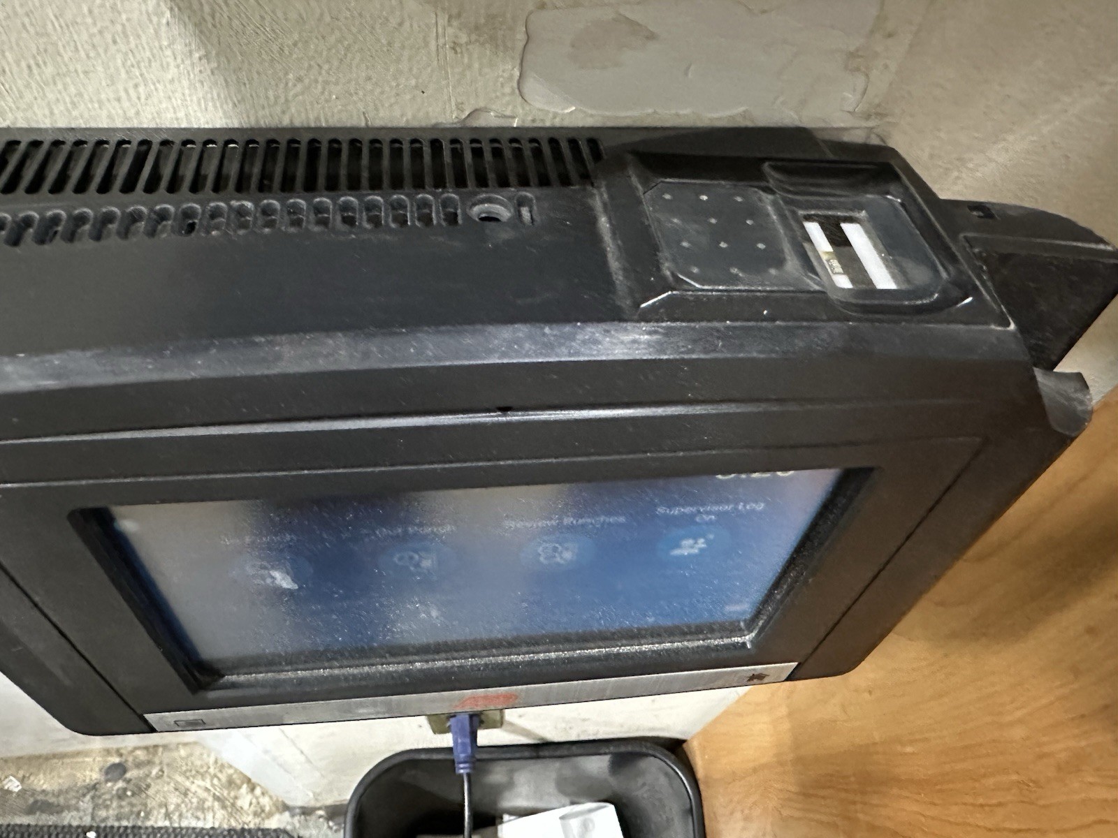 ADP InTouch 9100 Kronos Time Clock Touch LCD Display