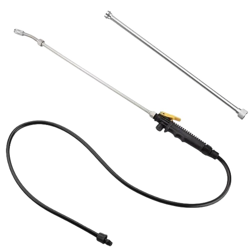 High Pressure Sprayer with Adjustable Nozzle and Ergonomic Trigger Wand Design