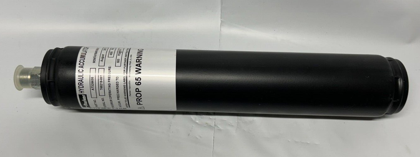 New- John Deere #AT332439 Hydraulic Accumulator Labeled AT326635