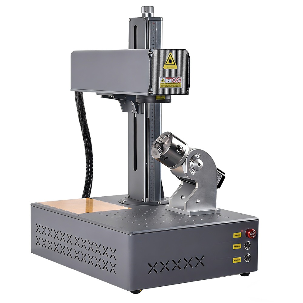 Scotle 100W Portable JPT Mopa Auto Focus Fiber Laser Marking Machine Engraver AU