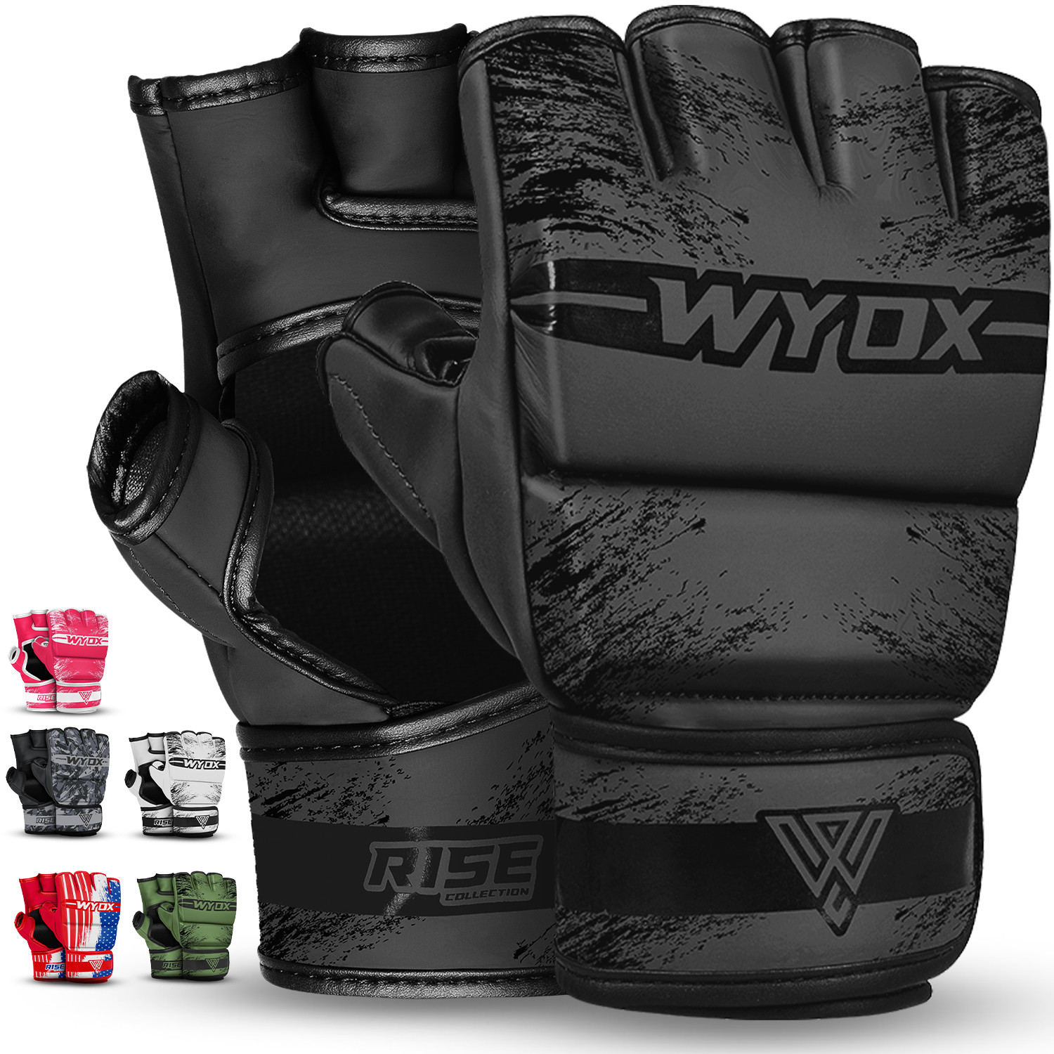 WYOX MMA Gloves for Kickboxing Muay Thai Boxing Sparring Training