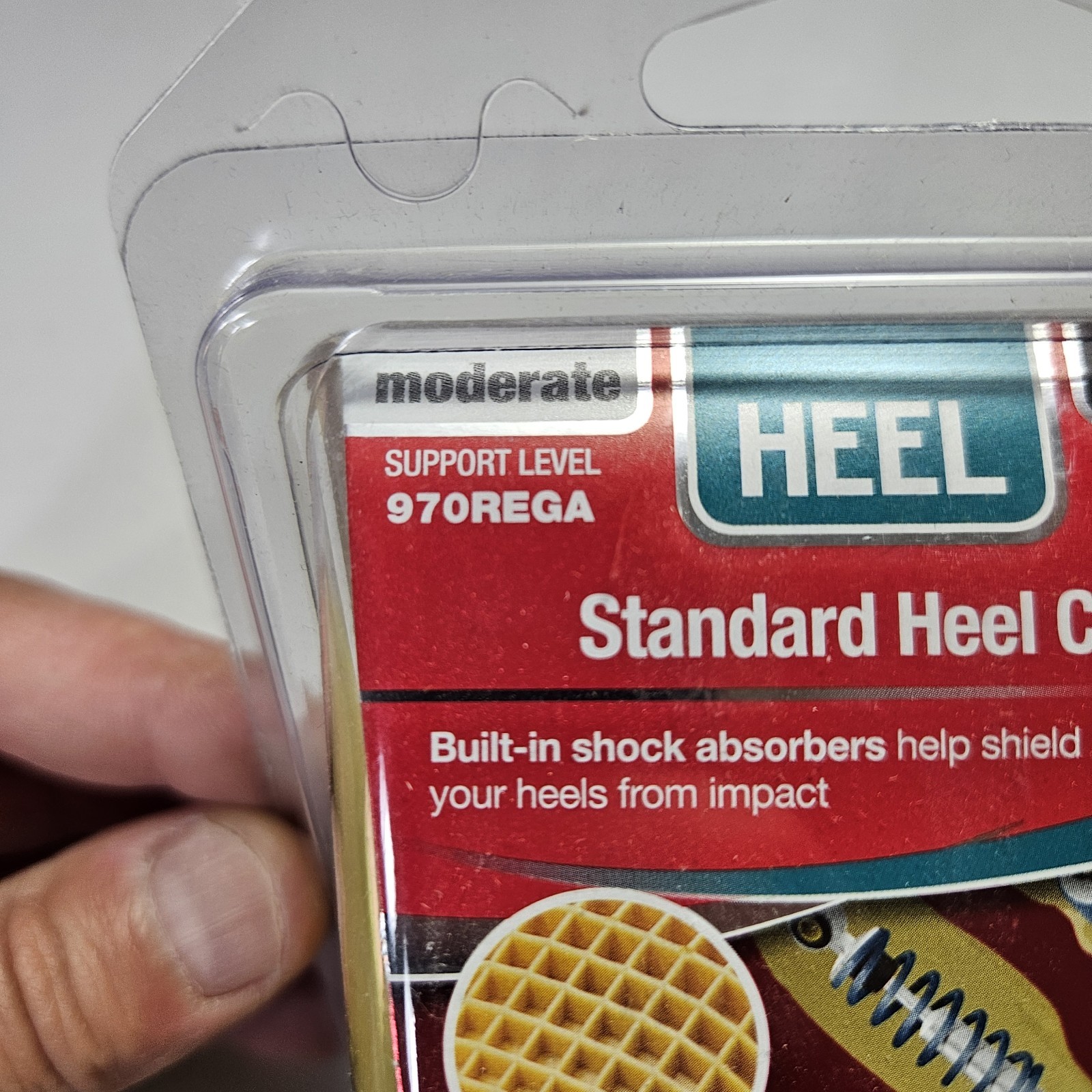 Mueller Pro Heel Cups, Green - Pair- Size Regular