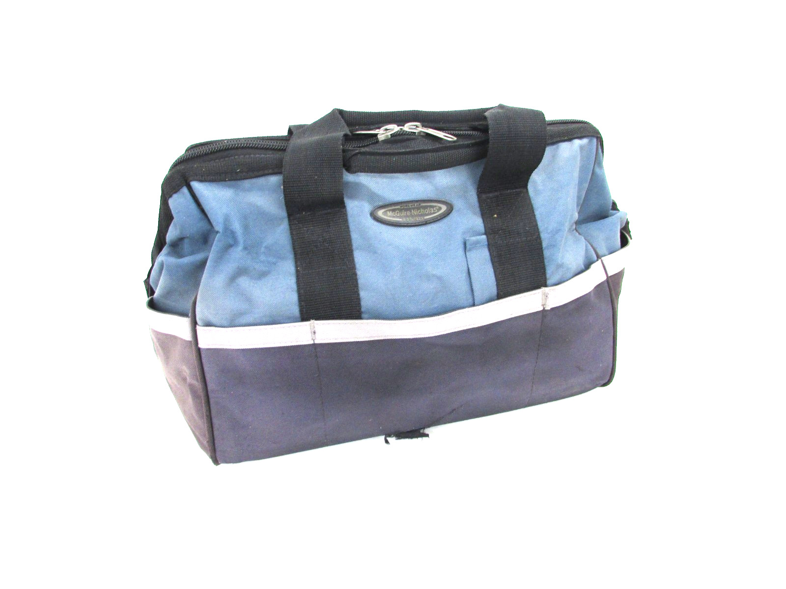 McGUIRE NICHOLAS POLYESTER 21 POCKET TOOL 16" X 9" X 10", DOUBLE ZIPPER CLOSURE