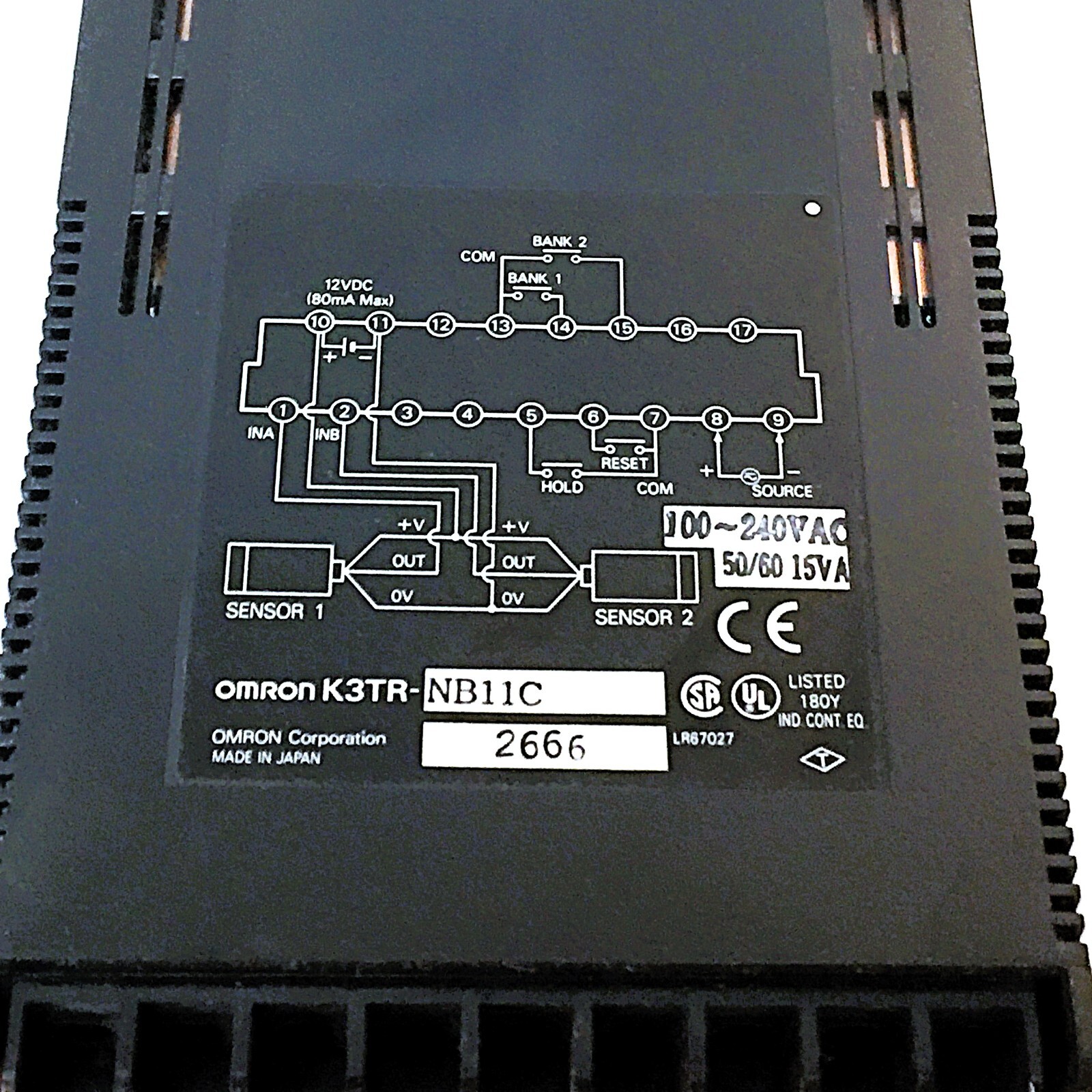 OMRON K3TR-NB11C SIGNAL PROCESSOR PANEL METER