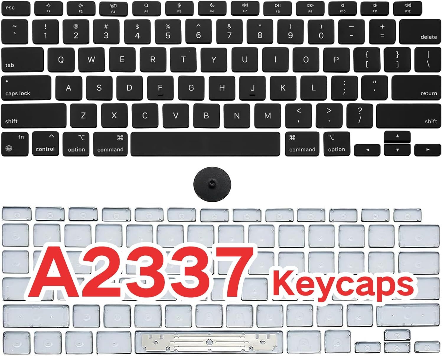 Keycaps Keys Cap US Set for MacBook Air 13" A2337 2020 EMC 3598 Replacement Keys