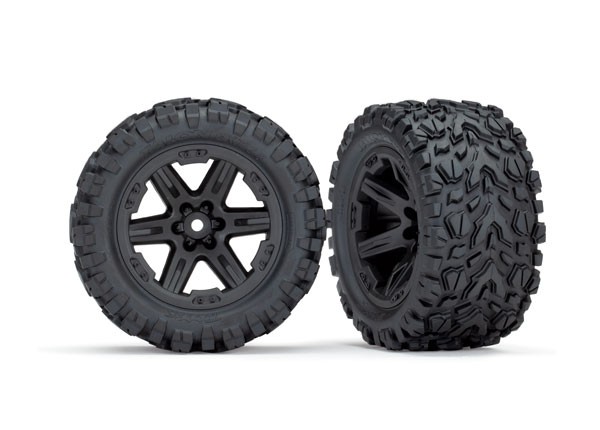 Traxxas 1/10 Rustler 2WD VXL * Talon Extreme Tires, RXT Wheels, 2.8", Black * 67