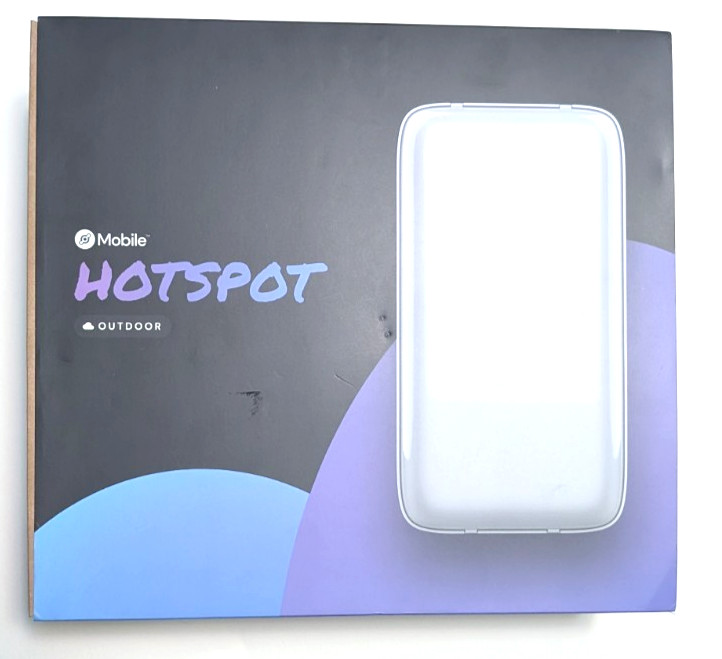 Helium Mobile Outdoor WiFi 6 Hotspot NEW PoE Injector Included