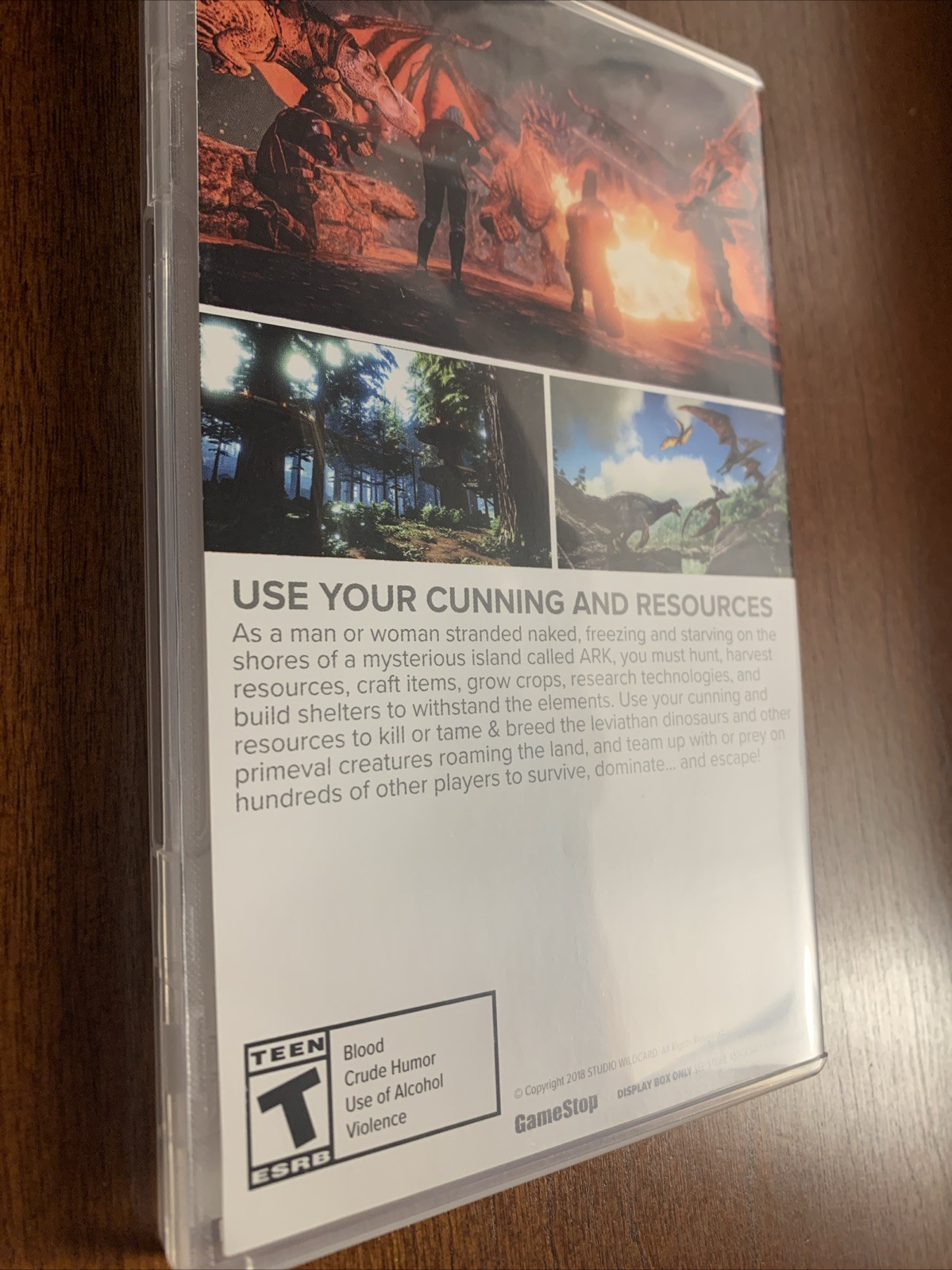 Ark Survival Evolved - Nintendo Switch Authentic Display BOX / Case Only NO GAME