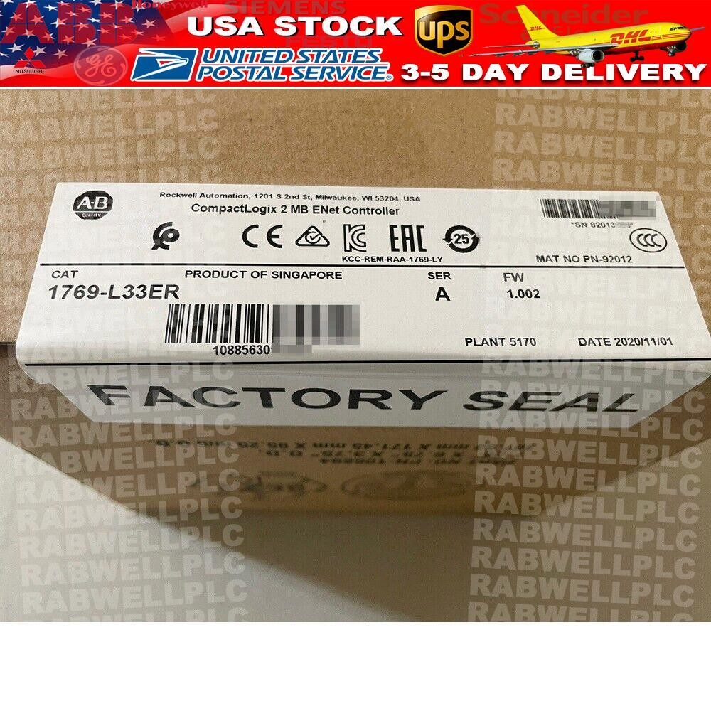 Allen-Bradley AB 1769-L33ER / A CompactLogix 2MB Enet Controller  US Free Tax