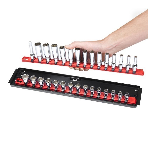 Ernst 8492 2 Rail Twist Lock Socket Boss 13", Red - 1/4"