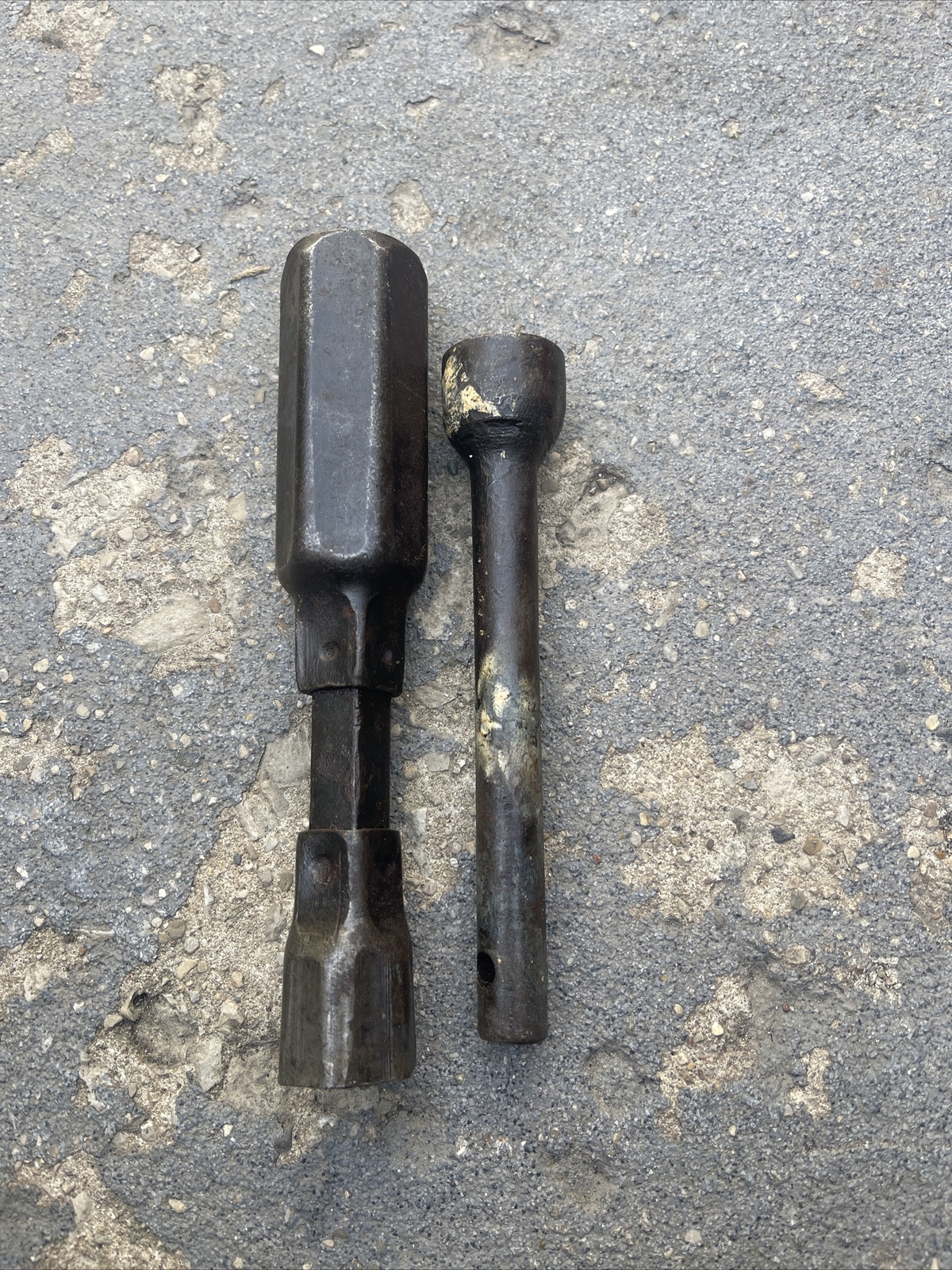 ANTIQUE DRAWN SOCKET 3/4" to 1" DEEP HEX SOCKETS UNMARKED