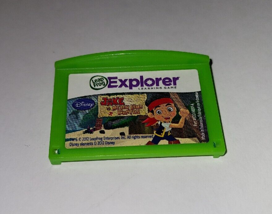Leap Frog Leapster Explorer Jake & The Neverland Pirates Disney LeapPad Game
