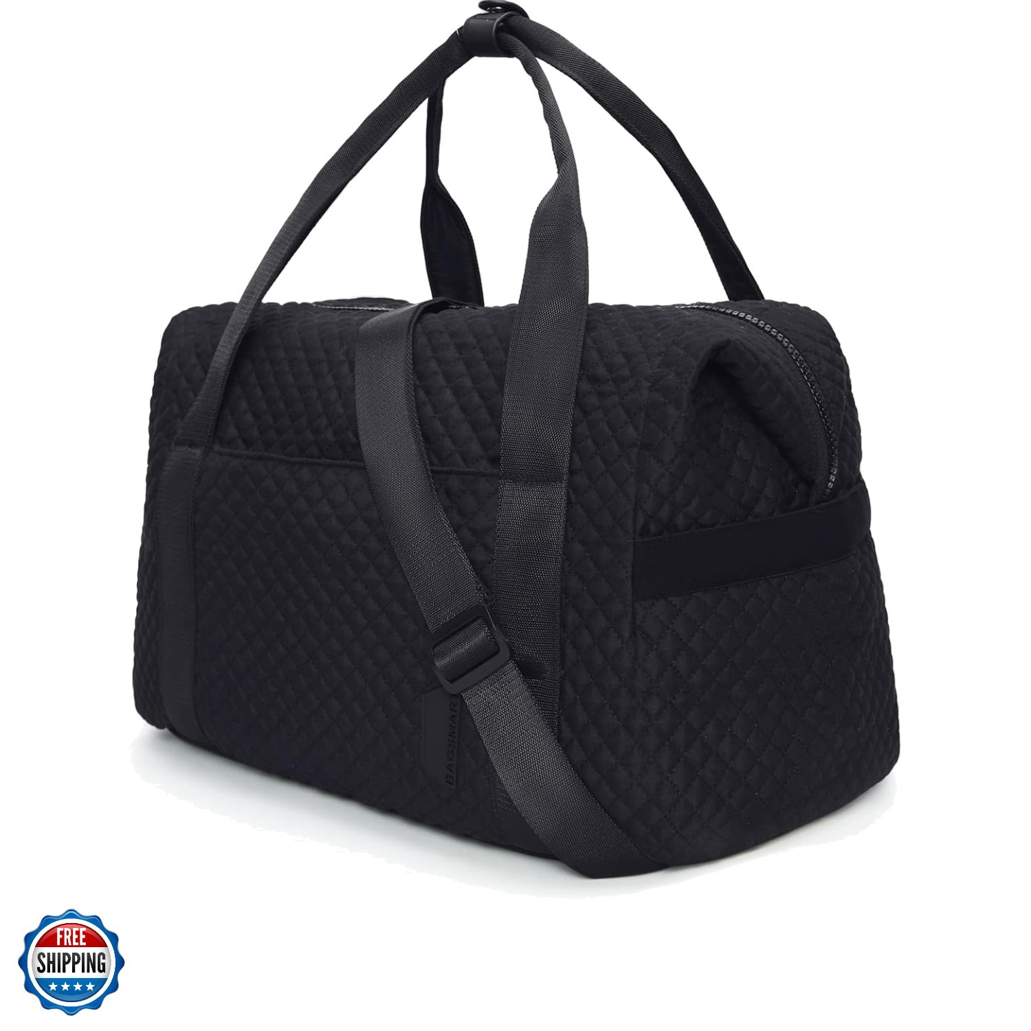 Large Gym Bag with Yoga Mat Buckle, Weekender Overnight Bag for Women, Travel...