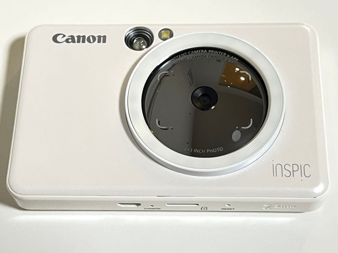 Canon Camera Inspic Zv-123 Pearl White