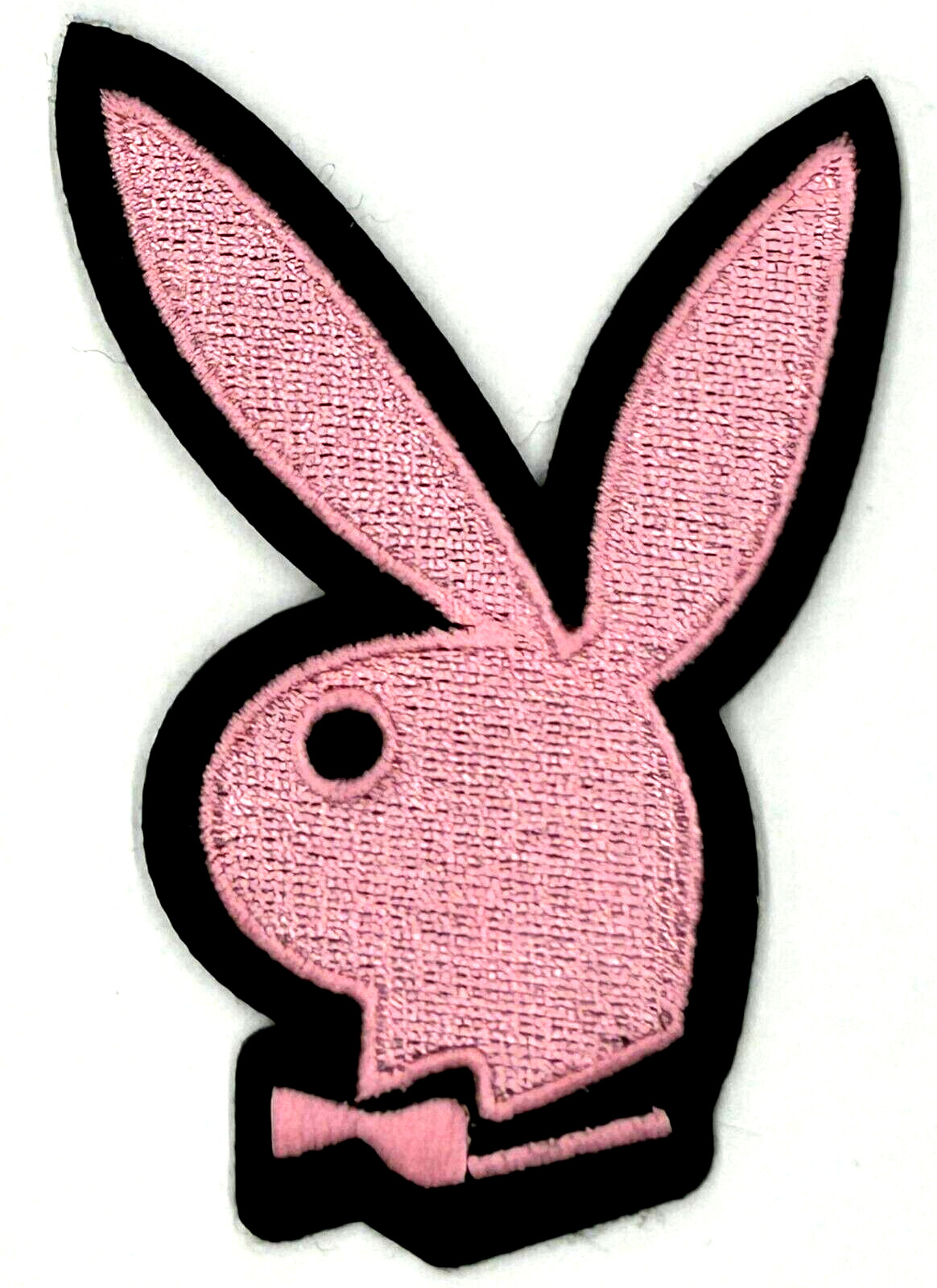 Playboy Bunny Pink Embroidered Iron on Patch Applique