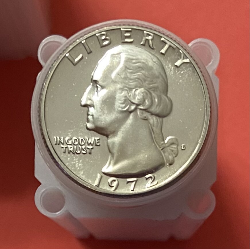 1972-S  **PROOF**  WASHINGTON QUARTER - NICE COIN - L@@K AT PICTURES!!!!!