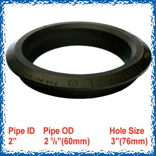 2" UNISEAL Bulkhead (10 PACK)