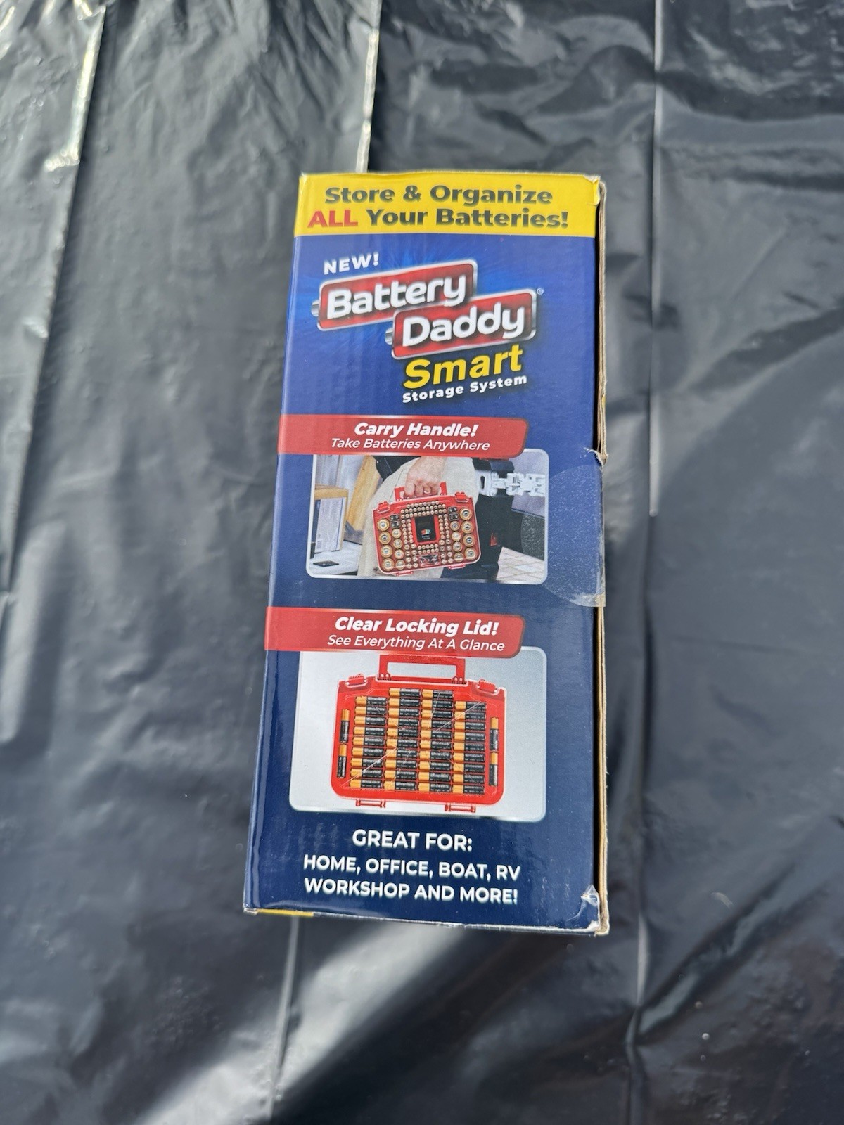 Battery Daddy Battery Organizer Double Sided Holds 150 Batteries