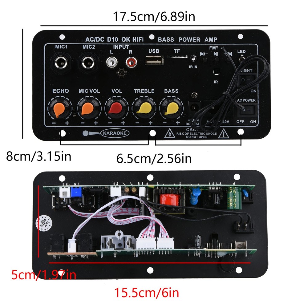 Versatile Audio Amplifier Board Bluetooth 5.0 Support Customized Audio Setting