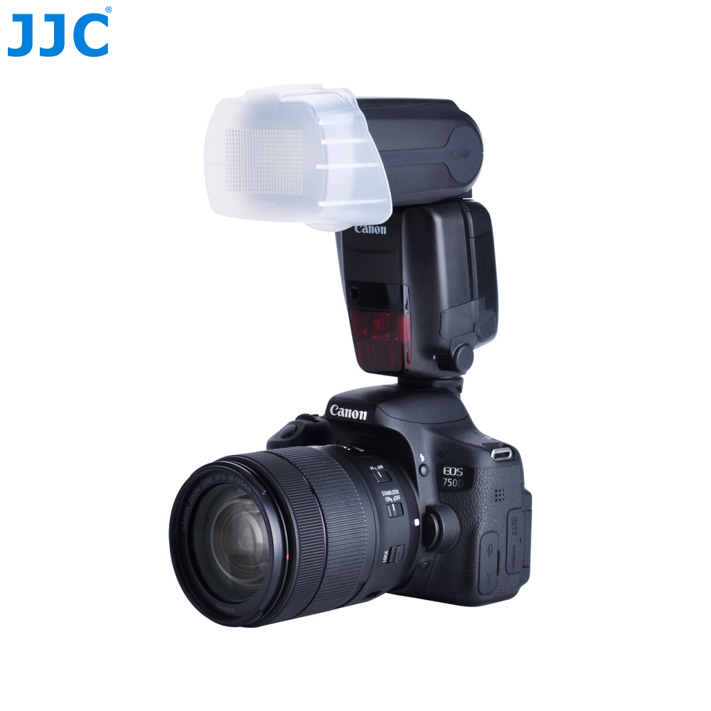 JJC Flash Bounce Diffuser Cap Softbox for Canon Speedlite 600EX II-RT as SBA-E3